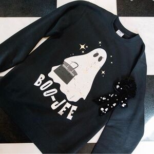 BOO-JEE Halloween Sweatshirt from Living Fully Co.